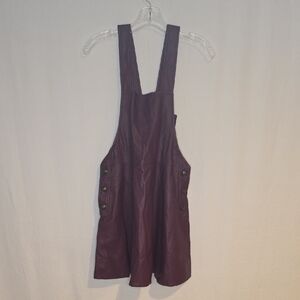 Maeve Burgundy Pinafore Dress